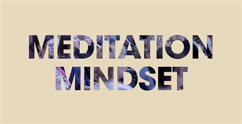 Meditation & Mindset Workshop MAIN PAGE .
